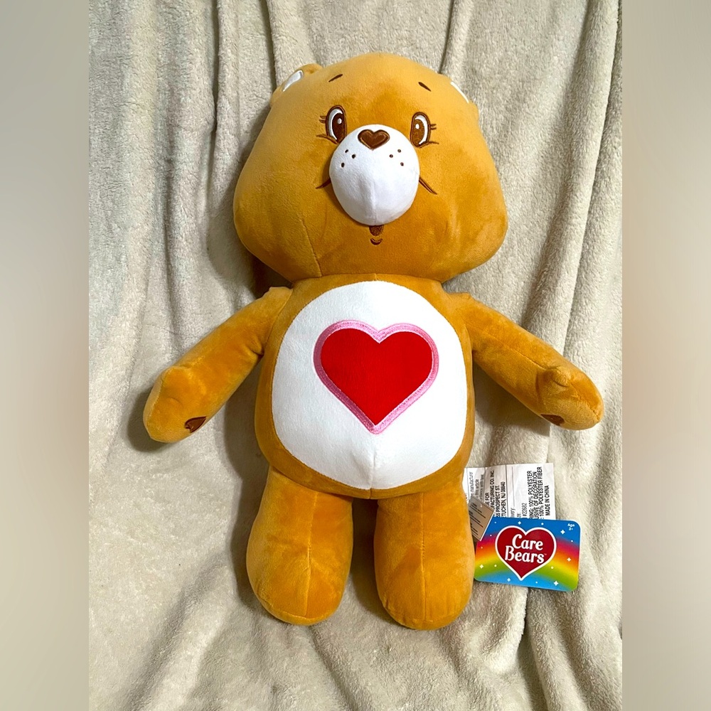Care Bears 17" Stuffed Animal Plush TENDERHEART BEAR Doll Toy Brown
